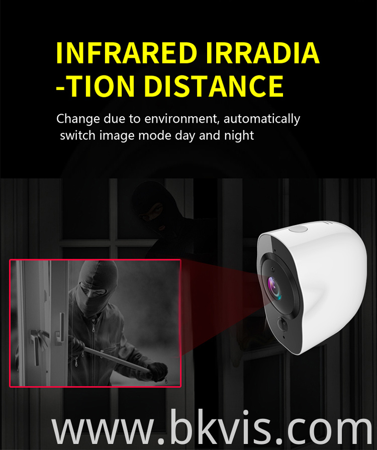 Intruder Detector Camera PIR Infrared Night Vision Full HD 2-Way Voice Talk Smart Home Security Monitoring CCTV Webcam